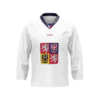 Hokejové reprezentace hokejový dres 2024/2025 Fan replica Czech republic white