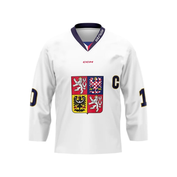 Hokejové reprezentace hokejový dres 2024/2025 Fan replica Czech republic white