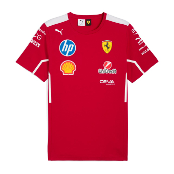 Ferrari dámské tričko official Teamline Replica F1 Team 2025