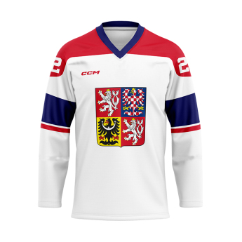 Hokejové reprezentace hokejový dres Fan Petr Mrázek CCM Czech republic white