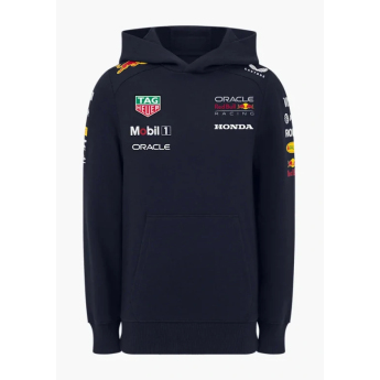 Red Bull Racing dětská mikina s kapucí official Teamline Replica navy F1 Team 2025
