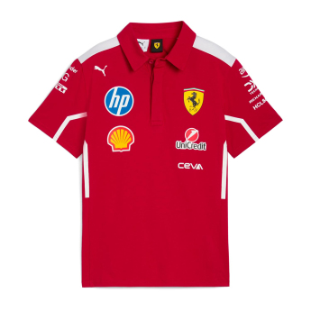 Ferrari dětské polo tričko official Teamline Replica F1 Team 2025