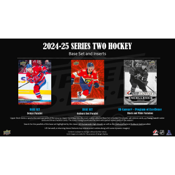 NHL boxy hokejové karty NHL 2024-25 Upper Deck Series 2 Hobby Box