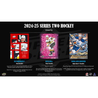 NHL boxy hokejové karty NHL 2024-25 Upper Deck Series 2 Hobby Box