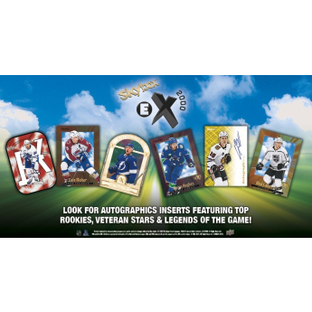 NHL boxy hokejové karty NHL 2023-24 Upper Deck Skybox E-X 2000 Hockey Hobby Box
