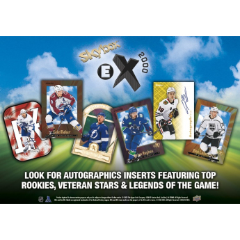 NHL boxy hokejové karty NHL 2023-24 Upper Deck Skybox E-X 2000 Hockey Hobby Box