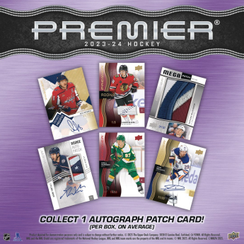 NHL boxy hokejové karty NHL 2023-24 Upper Deck Premier Hockey Hobby Box
