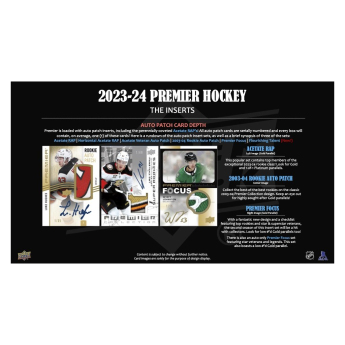 NHL boxy hokejové karty NHL 2023-24 Upper Deck Premier Hockey Hobby Box