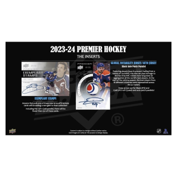 NHL boxy hokejové karty NHL 2023-24 Upper Deck Premier Hockey Hobby Box
