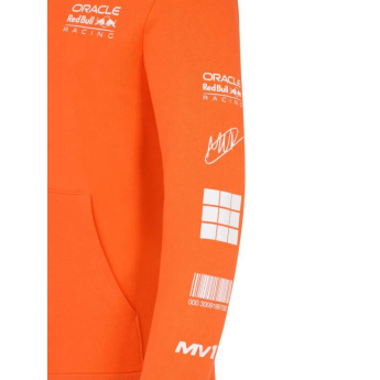 Red Bull Racing pánská mikina s kapucí Max Verstappen MV1 orange F1 Team 2024