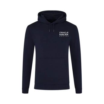 Red Bull Racing pánská mikina s kapucí Max Verstappen Crest navy F1 Team 2025