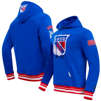 New York Rangers pánská mikina s kapucí Retro Classic Fleece blue