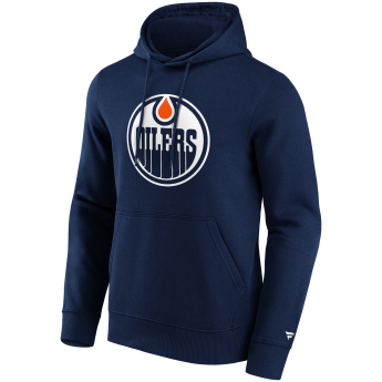 Edmonton Oilers pánská mikina s kapucí Primary Logo Graphic Hoodie navy