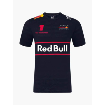 Red Bull Racing pánské tričko Max Verstappen official Teamline Replica navy F1 Team 2025