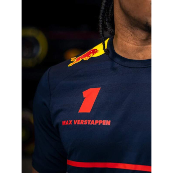 Red Bull Racing pánské tričko Max Verstappen official Teamline Replica navy F1 Team 2025