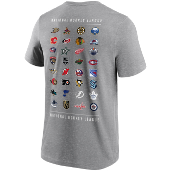 NHL produkty pánské tričko NHL All Team Graphic grey