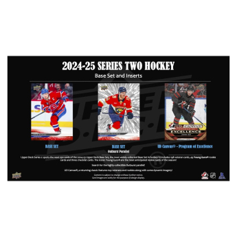 NHL boxy hokejové karty NHL 2024-25 Upper Deck Series 2 Tin Box
