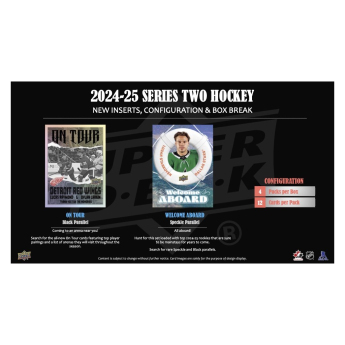 NHL boxy hokejové karty NHL 2024-25 Upper Deck Series 2 Tin Box