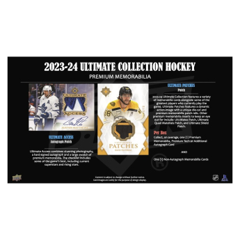 NHL boxy hokejové karty NHL 2023-24 Upper Deck Ultimate Hobby Box