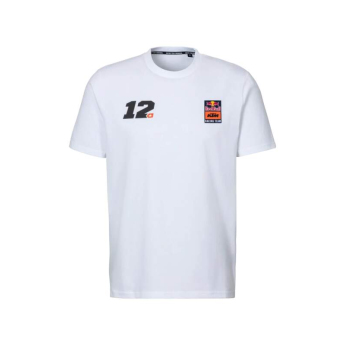 Red Bull KTM pánské tričko rider Maverick Vinales white 2025