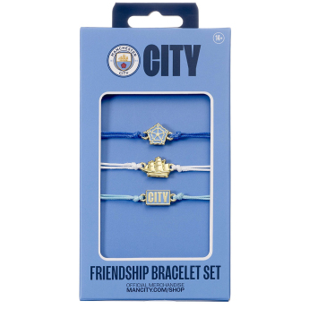 Manchester City sada 3 náramků Friendship