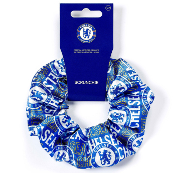 FC Chelsea gumička do vlasů colourful satin