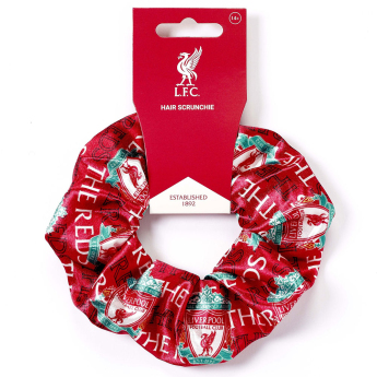 FC Liverpool gumička do vlasů colourful satin