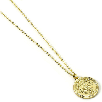 Manchester City přívěšek na krk Gold Finish Crest Necklace