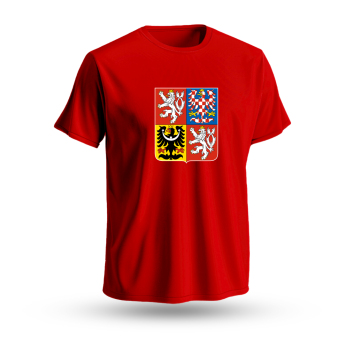 Hokejové reprezentace dětské tričko Czech Republic National Emblem 2025 red