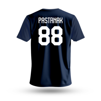 Hokejové reprezentace dětské tričko Czech Republic David Pastrňák #88 National Emblem 2025 navy