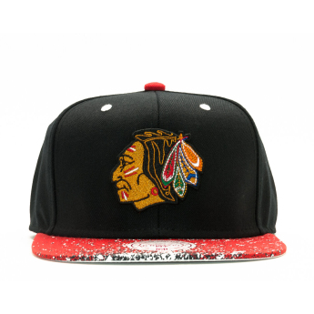 Chicago Blackhawks čepice flat kšiltovka Splatters Snapback