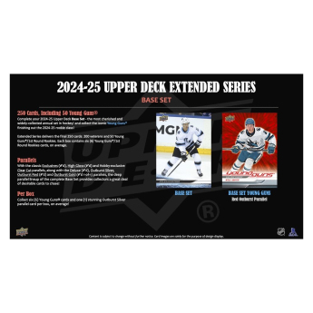 NHL boxy hokejové karty NHL 2024-25 Upper Deck Extended Series Hobby Box
