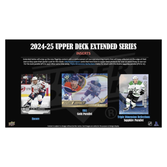 NHL boxy hokejové karty NHL 2024-25 Upper Deck Extended Series Hobby Box