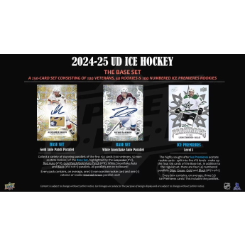 NHL boxy hokejové karty NHL 2024-25 Upper Deck Ice Hockey Hobby Box
