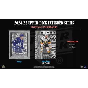 NHL boxy hokejové karty NHL 2024-25 Upper Deck Extended Series Hockey Blaster Box