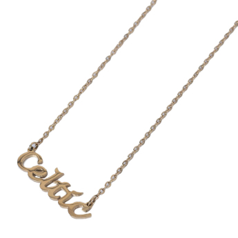FC Celtic přívěšek na krk Gold Plated Name Dropper Necklace