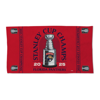Florida Panthers osuška 2025 Stanley Cup Champions Locker Room Double-Sided Celebration