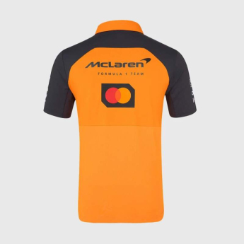 Mclaren Honda pánské polo tričko official Teamline Replica orange F1 Team 2025