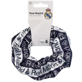 Real Madrid gumička do vlasů Text Hair Scrunchie