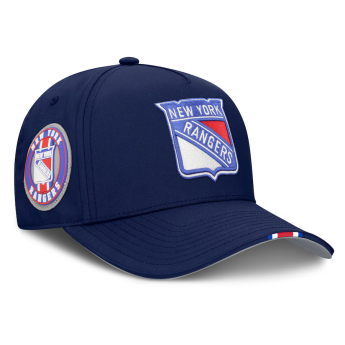New York Rangers čepice baseballová kšiltovka 2025 Draft Authentic Pro Structured Adjustable