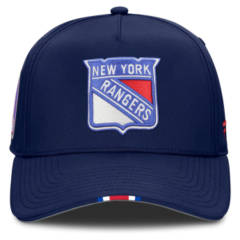 New York Rangers čepice baseballová kšiltovka 2025 Draft Authentic Pro Structured Adjustable