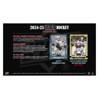 NHL boxy hokejové karty NHL 2024-25 Upper Deck O-Pee-Chee Platinum Blaster Box