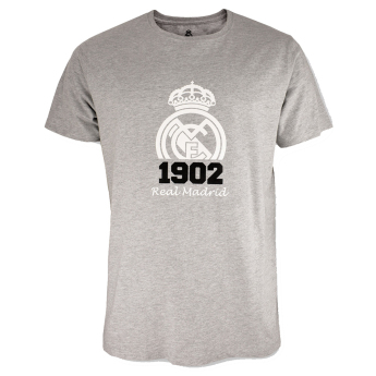 Real Madrid pánské tričko Crest grey