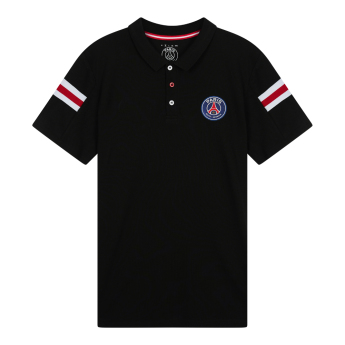 Paris Saint Germain pánské polo tričko Sleeve Stripe black