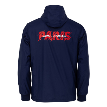Paris Saint Germain pánská bunda s kapucí Wind blue