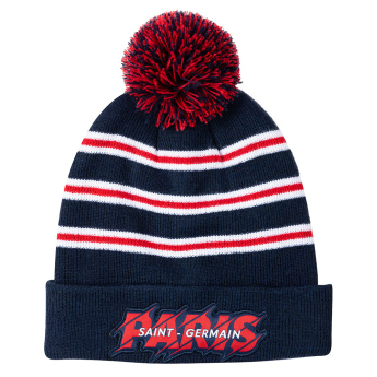 Paris Saint Germain zimní čepice Pompon Stripe
