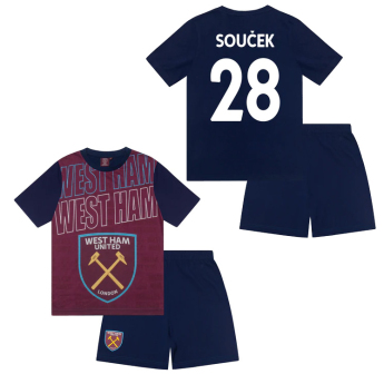 West Ham United dětské pyžamo Text Souček