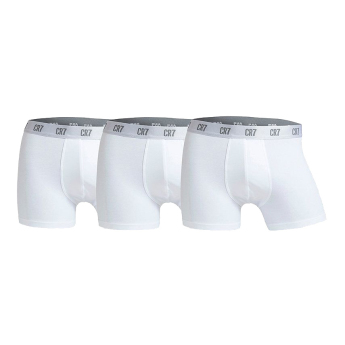 Cristiano Ronaldo pánské boxerky 3pack CR7 Basic white