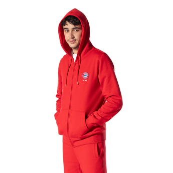 Bayern Mnichov pánská mikina s kapucí Hooded Zip red