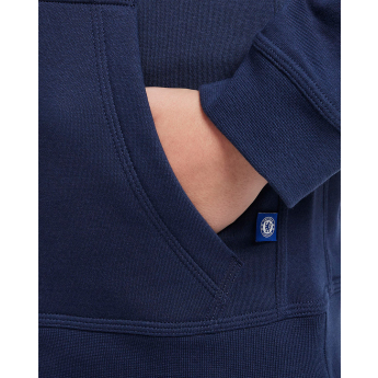 FC Chelsea dětská mikina s kapucí Club navy